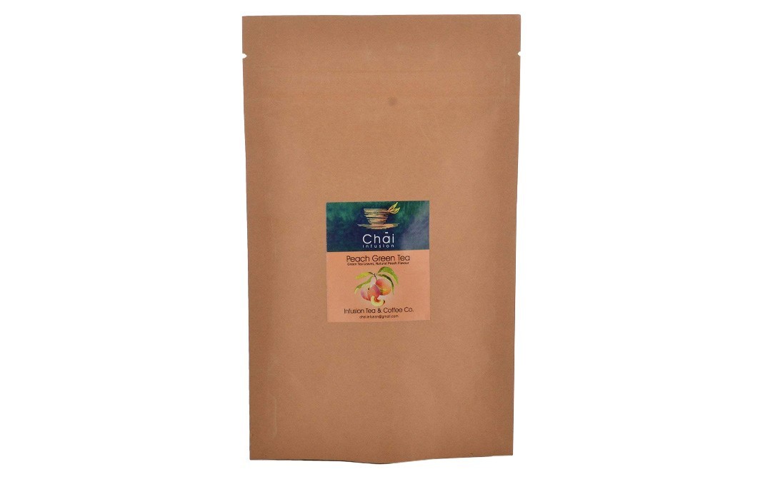Chai Infusion Peach Green Tea    Pack  50 grams